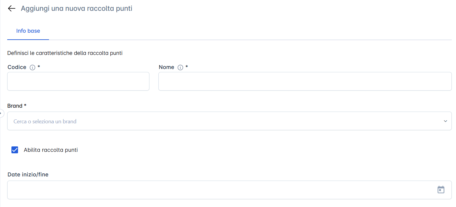 cliente_raccolta punti_info base_stockstore